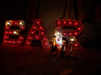 Bar 2ftx2ft Each Outdoor Vintage Marquee Art Letter Smash Style Deluxe 5 small