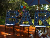 Bar 2ftx2ft Each Outdoor Vintage Marquee Art Letter Smash Style Deluxe 1 small
