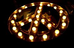 Marquee Peace Vintage Outdoor Aluminum Double 4 small