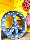 Marquee Peace Vintage Outdoor Aluminum Double 1 small