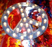 Marquee Peace Vintage Outdoor Aluminum Double 2 small
