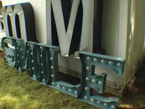 Marquee Letter Smile Large Huge Vintage Bulb Channel 3ft X 2.5 - 3ft 1 small