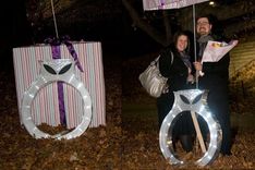 Valentines Huge 36x30 Marquee Letter Lights Self Power 75 Lights Engagement Ring Proposing Wedding 5 small