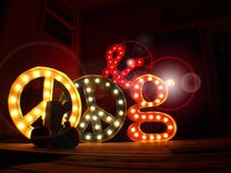 Marquee Letter Lower Case G Vintage Art Smash Style Deluxe 1 small