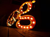 Marquee Letter Lower Case G Vintage Art Smash Style Deluxe 2 small