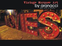 Movie Theater Vintage Marquee Art Letter Bulb Channel 2ft X 2ft 2 small