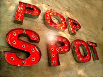 Extra Large Outdoor Vintage Marquee Art 16 Feet Edison Bulbs 2 small