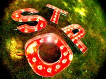 Extra Large Outdoor Vintage Marquee Art 16 Feet Edison Bulbs 5 small