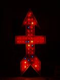 Extra Large Movie Theater Size Marquee Arrow Letter Vintage Huge 6 Feet 60 Plus Bulbs 1 small