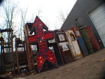 Extra Large Movie Theater Size Marquee Arrow Letter Vintage Huge 6 Feet 60 Plus Bulbs 2 small