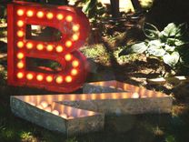 Large Huge Movie Vintage Marquee Art Bulb Channel Any Letter Light Up Vintage Indoor 2 small