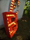 Large Huge Movie Vintage Marquee Art Bulb Channel Any Letter Light Up Vintage Indoor 3 small