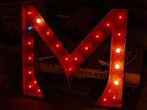 Large Huge Movie Marquee Letter Vintage Marquee Art By Aranacci 1 small
