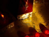 Vintage Marquee Art Eat Arrow Flame Lights Second Generation 4 Ft X 2 Ft 3 small