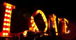 Love 2ftx2ft Vintage Marquee Art Letter Smash Style 3 small