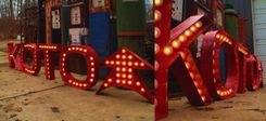 24 X 23 X 4.5 Large Movie Theater Vintage Marquee Art Letter Carnival Available 1 small