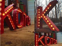 24 X 23 X 4.5 Large Movie Theater Vintage Marquee Art Letter Carnival Available 4 small