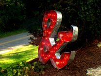 Marquee Letter & Ampersand Vintage Art By Aranacci Fixture 3ft X 3ft 3 small