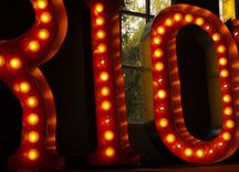 Rio New Buffalo Inspired 3ftx2ft Each Vintage Marquee Art Letter 1 small