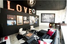 Love 3ftx2ft Vintage Marquee Art Letter Smash Style Deluxe 2 Channel 3 small
