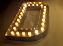 D Large Huge Movie Vintage Marquee Art Bulb Channel Any Letter Light Up Vintage Indoor 2 small