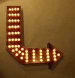 2ft X 2ft Rusted High Vintage Marque Art Aranacci Arrow Lights 1 small