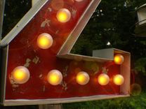 Marquee Art Vintage Marquee Art Bulb Channel Any Letter Light Up Indoor 5 small
