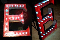 Large Huge Movie Marquee Letter Bulb Channel Any Letter Light Up Vintage 2 small