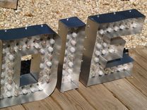 Movie Marquee Letter Bulb Channel Any Letter Metal Vintage Sign 1 small