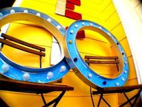 Any Size Color Shape Bulbs Deluxe Large Movie Theater Marquee Letter Vintage 3 Feet 25 Bulbs Max 1 small