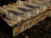 Large Arrow Deluxe 72 Bulbs 50 Back Lights Double Switch Vintage Marquee Art Aranacci 3 small