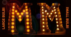 Vintage Marquee Art Letter Smash Style 20 X 17 X 4.5 4 small