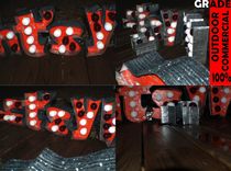 Vintage Marquee Art Outdoor Commercial Grade Letter Lights Heavy Duty 4 small