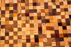 Mixed Wood Mosaic End Grain Top Coffee Table 3 small