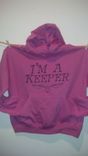 Sale Harry Potter Inspired I'M A Keeper And Golden Snitch Hoodie, Kid's Medium (10-12) 4 small