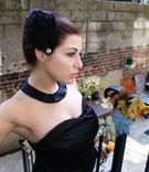 Sale Black Swan Feather Hair Fascinators Halloween Costume, Set Of 2 Black Feather Fascinators 4 small
