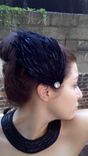Sale Black Feather Hair Fascinator, Great For Black Swan And Other Halloween Costumes, Ready To Ship 1 small