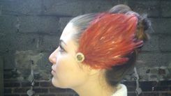 Sale Cinnamon Brown Feather Hair Fascinator With Vintage Button, Ready To Ship 3 small