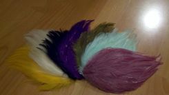 Sale Crimson Pink Feather Hair Fascinator, Great For Weddings & Special Occasions, Ready To Ship 1 small