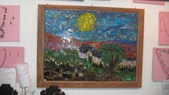 Sun Shining On A Bright Sunny Day - Glass Mosaic 1 small