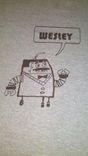 Sale Clone High Mr. Butlertron Robot Screen Printed Shirt, Men's Large In Blue, Ready To Ship 2 small