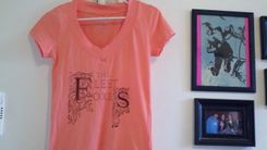 Sale The Fleet Foxes Small Or Large Salmon Pink Shirt, Ready To Ship 1 small