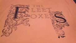 Sale The Fleet Foxes Small Or Large Salmon Pink Shirt, Ready To Ship 2 small