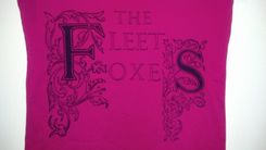 Sale The Fleet Foxes Large Hot Pink Shirt, Ready To Ship 4 small