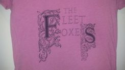 The Fleet Foxes Medium Pink Shirt, Ready To Ship 2 small