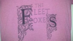 The Fleet Foxes Medium Pink Shirt, Ready To Ship 3 small