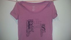 The Fleet Foxes Medium Pink Shirt, Ready To Ship 4 small
