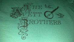 The Avett Brothers Shirt, Small Or Large Green Screen Printed T Shirt, Ready To Ship 2 small