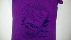 Sale The Avett Brothers Shirt With Lyrics,One Of A Kind Fushia/Purple Small Crewneck, Ready To Ship 3 small