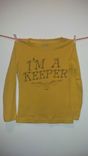 Harry Potter Inspired I'M A Keeper And Golden Snitch Shirt, Yellow Child's Extra Small (4-5) 1 small
